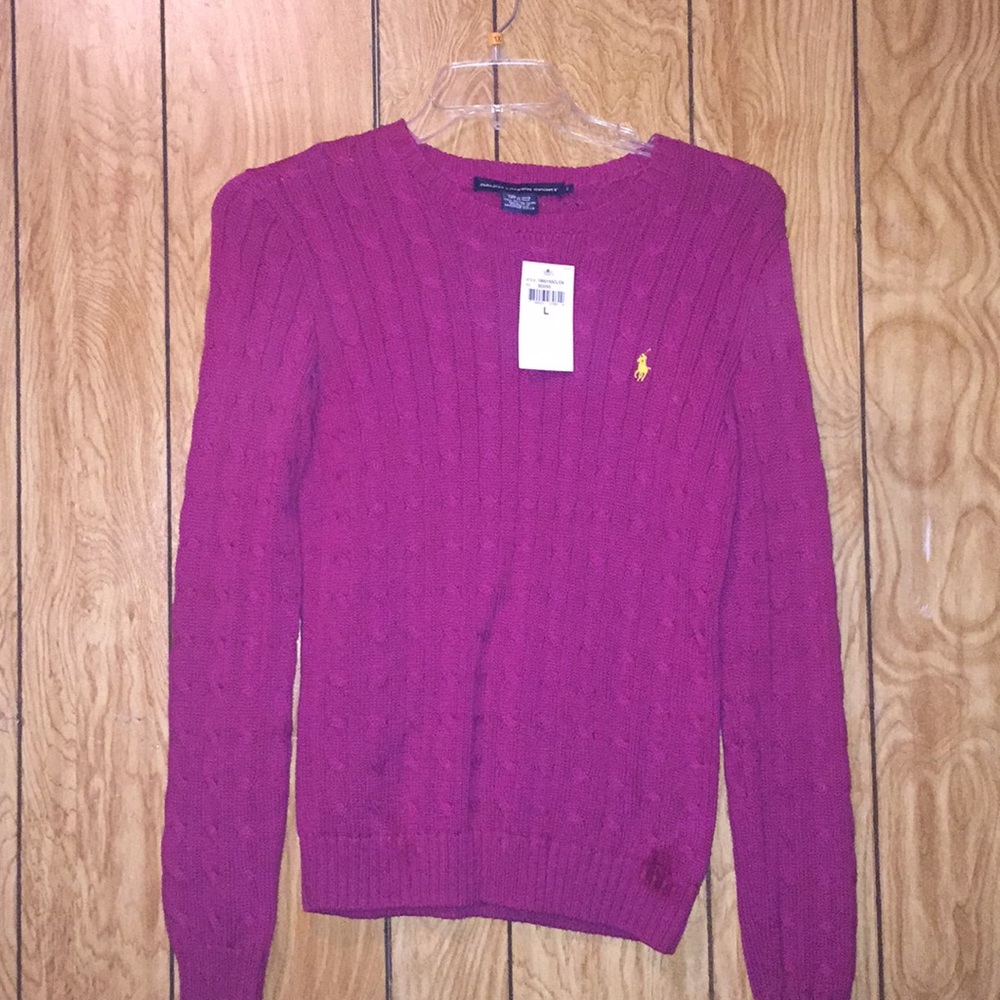 Ralph Lauren Pink Sweater.